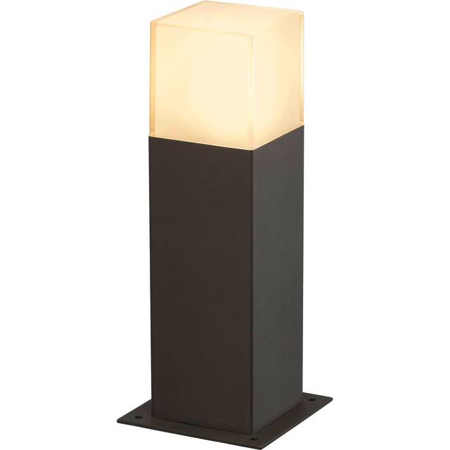 SLV Grafit 30 Outdoor Floor Stand Tc-Dse IP44 Anthracite Energy-Saving Lamp L/W/H 12/12/30 Cm