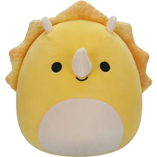 Squishmallows 7.5-Inch Lancaster the Triceratops - Yellow