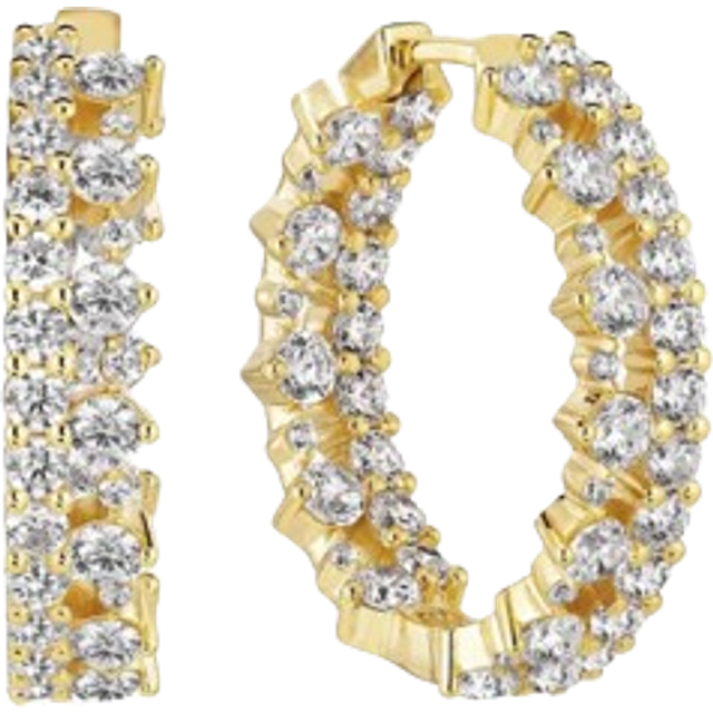 Sif Jakobs LIVIGNO Örhängen 18 kt. Guldpläterad Silver SJ-E2363-CZ-YG - Dam - 925 Sterling Silver - Gold