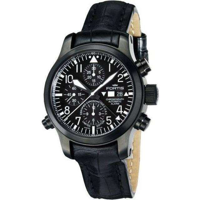 Fortis B-42 Flieger Chronograph Alarm D - Black