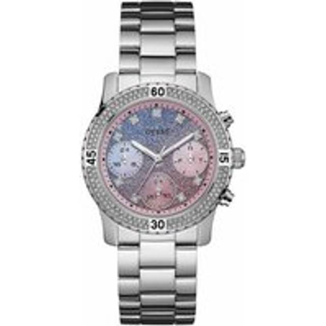 Guess W0774L1 Confetti Multicolor Sparkling Dial Women's Watch - Silver (One Size)