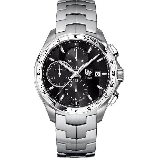 TAG Heuer Watch Link Chronograph - Black