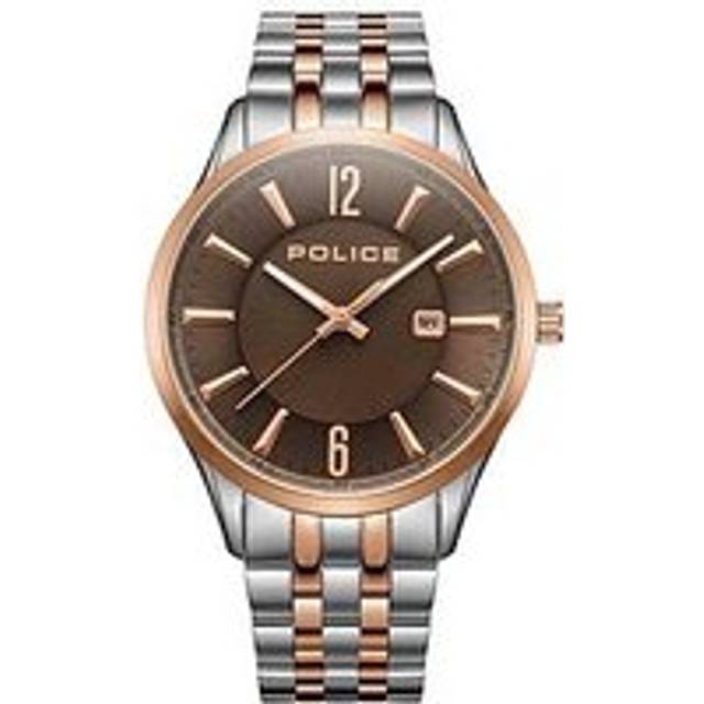 Police Laser TT Blt Watch, Black, Men