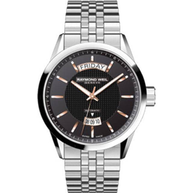 Raymond Weil Watch Freelancer Mens D - Black