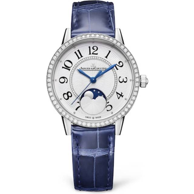 Jaeger-LeCoultre Stainless Steel and Diamond Rendez-Vous Moon Watch - White - 34mm