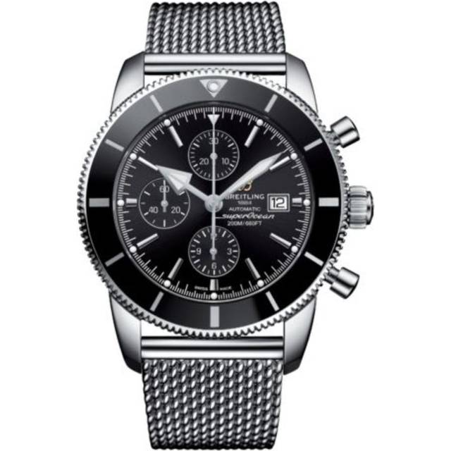 Breitling Watch Superocean Heritage II Chronographe Ocean Classic Bracelet - Black