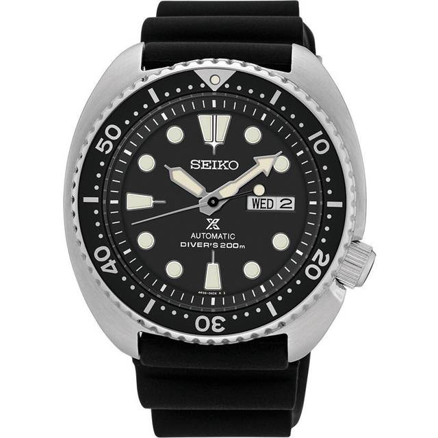 Seiko Watch Prospex Turtle Mens D - Black