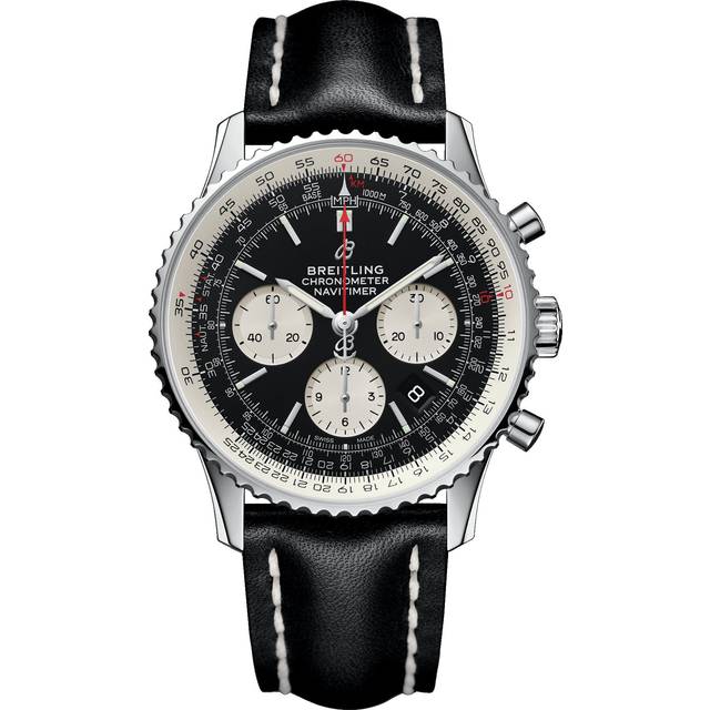 Breitling Watch Navitimer 1 B01 Chronograph 43 Leather Tang Type - Black