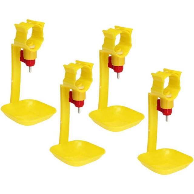 Pieces Automatic Water Feeder Chick Supplies Small Chicken Waterer Chicken Supplies Chicken Water Fountains Chicken Feeder Hen Drinking CupMaterial