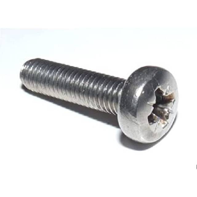 Machine Screws/Bolts A2 Stainless Steel Pozi Pan Head Mch Screw M3 3mm x 8mm (Pack of 100)