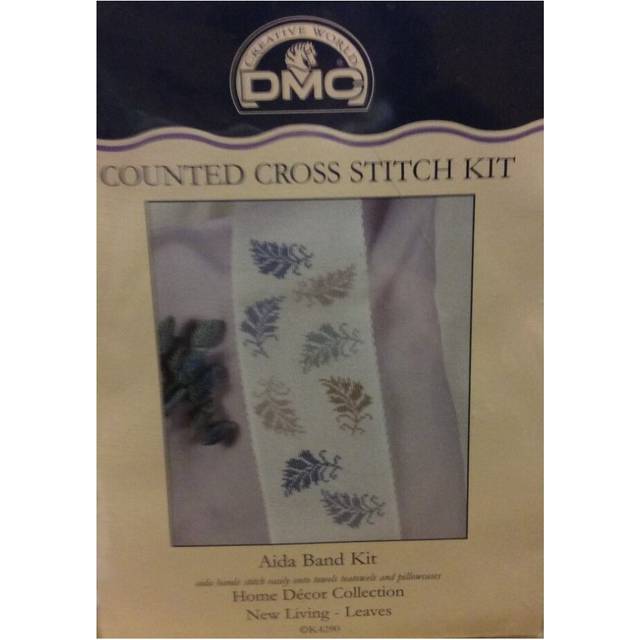 Autumn Leaves Aida Band Cross Stitch Kit - DMC - K4290
