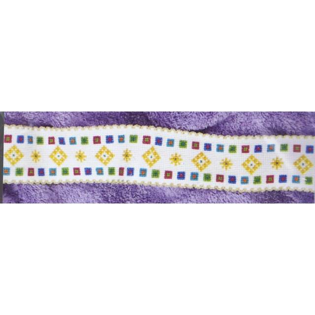 "Gold Lights Aida Band Cross Stitch Kit - 2"" x 21"" - DMC"