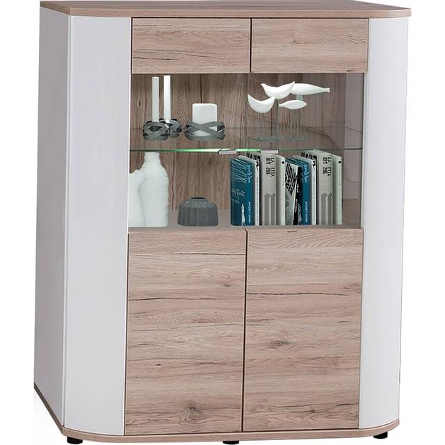 Chilson 100 Cm Wide Sideboard - Oak (130cm H X 100cm W X 40cm D)