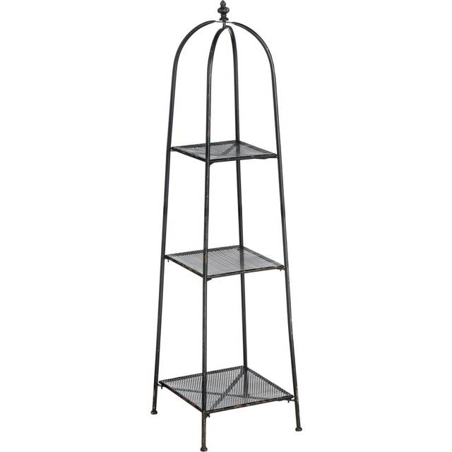 Bantock Etagere Bookcase - Black (134cm H X 36cm W X 36cm D)