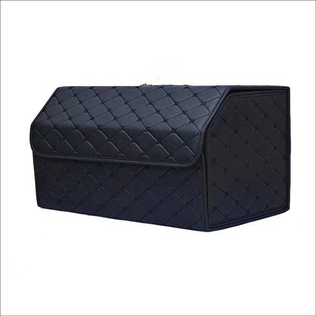 Car Trunk Storage Box Car Multi-Tool -Capacity Storage Bag Storage and Finishing PVC leather Storage Box