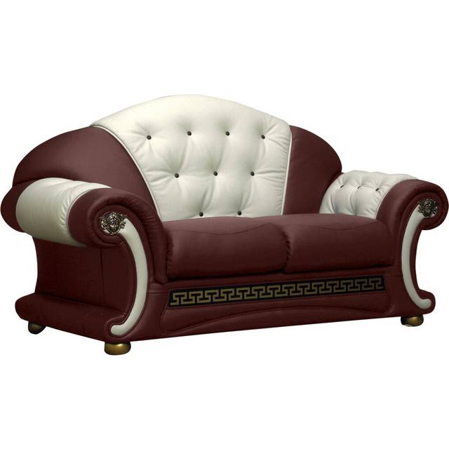 North Carolina 2 Seater Sofa - Burgundy (102cm H X 184cm W X 99cm D)