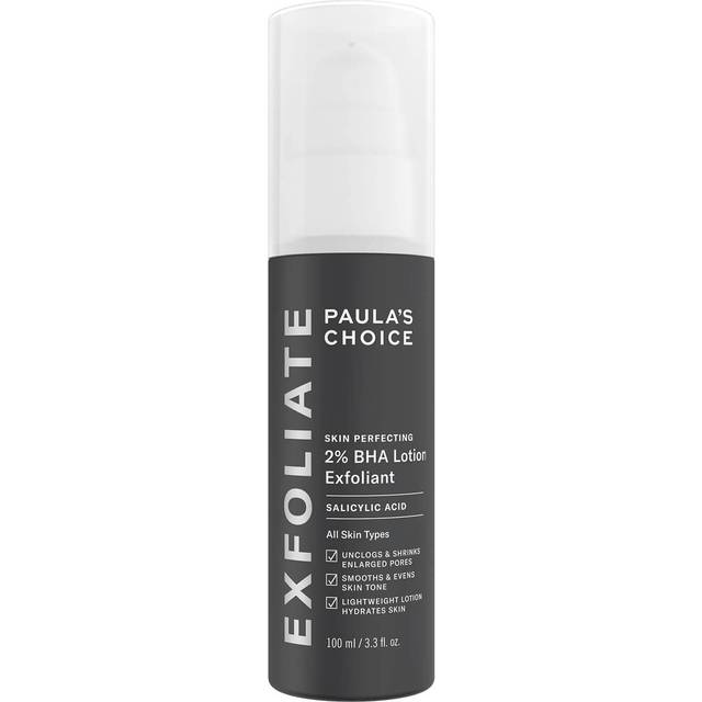 Paula's Choice Skin Perfecting 2% BHA Lotion Exfoliant 100ml - Bedste peeling til ansigtet - Dinskønhed.dk