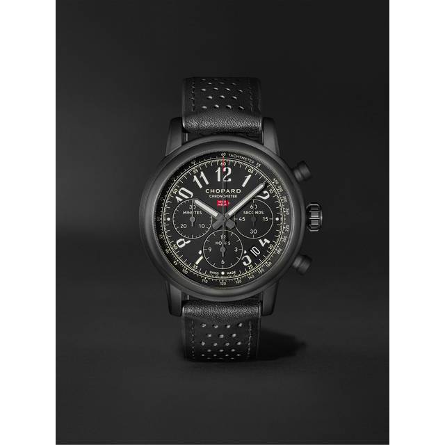 Chopard - Mille Miglia 2020 Race Edition Limited Edition Automatic Chronograph 42mm Stainless Steel and Leather Watch, Ref. No. 168589-3028 - Men - Black