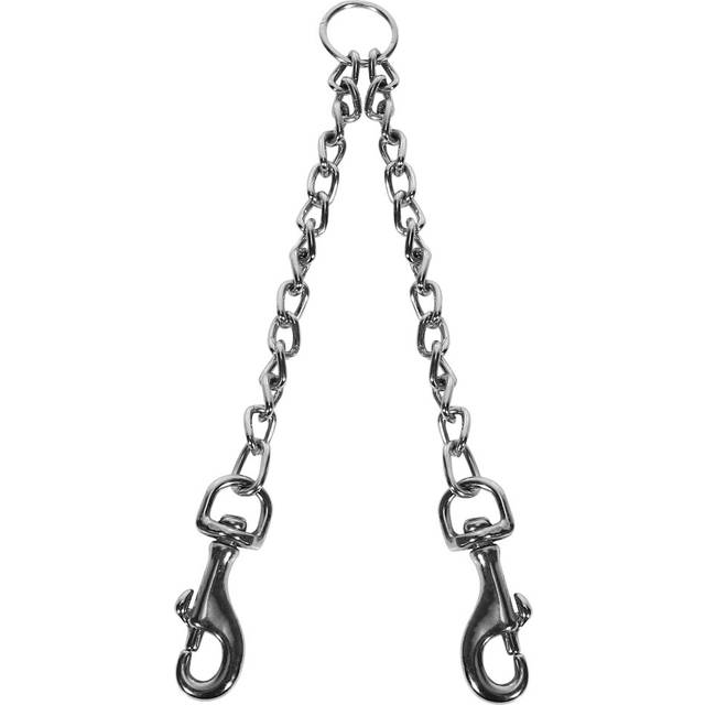 Double Dog Coupler Twin Lead 2 Way For Two Pet Safety Chain