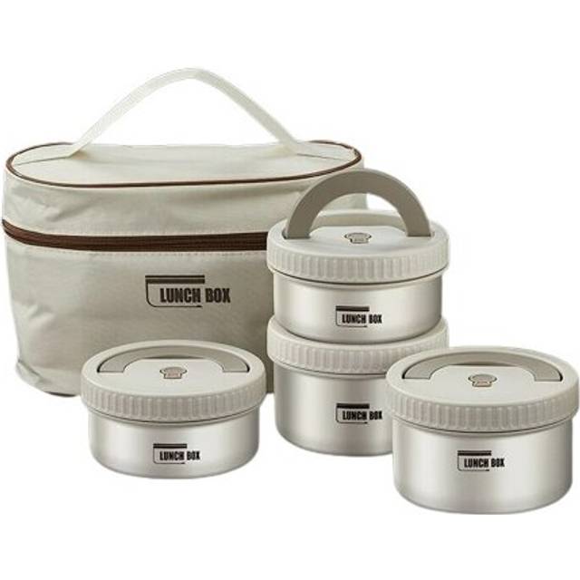 Lunch Box Portable Insulated Lunch Container Set Stainless Steel Lunch Container
