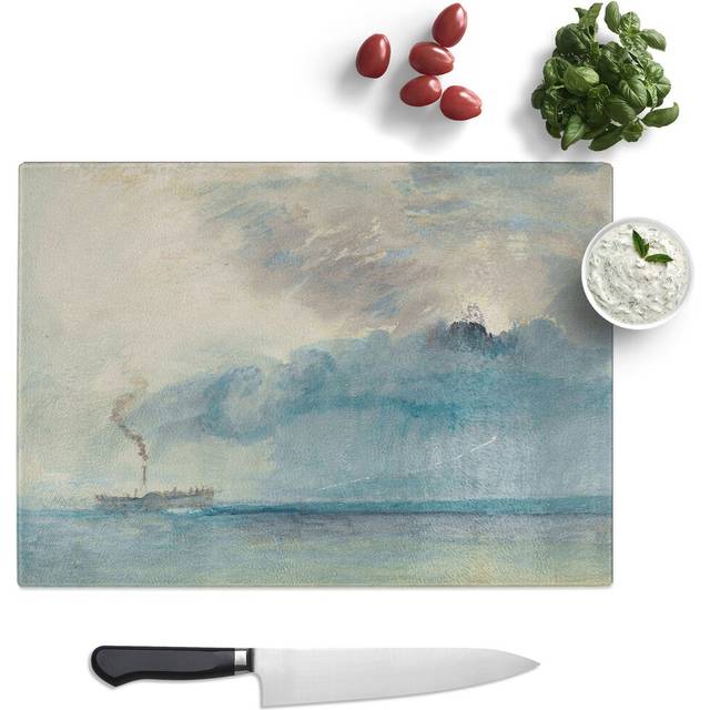 A Paddle Steamer by Joseph Mallord William Turner Chopping Board (0.4cm H x 20cm W x 29cm L)