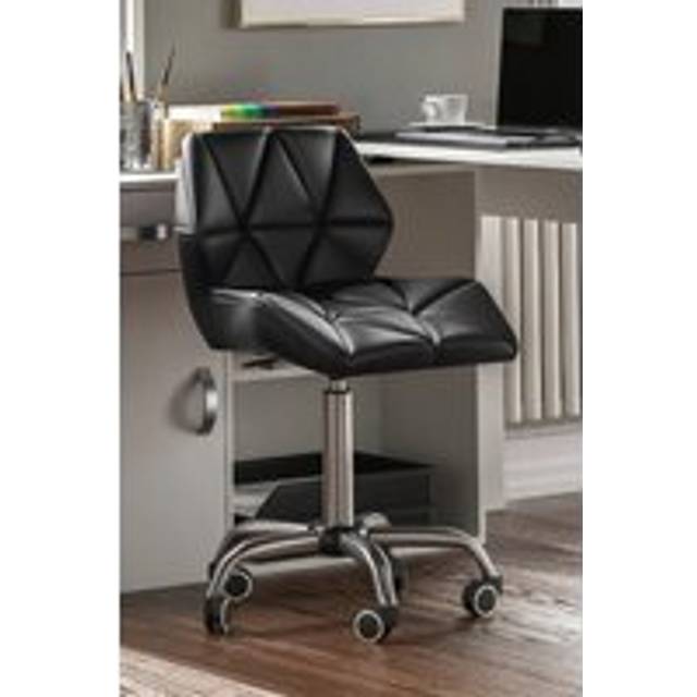 Vida Designs Geo Adjustable Chair UKFR Fabric Armrest Ergonomic - Black - One Size
