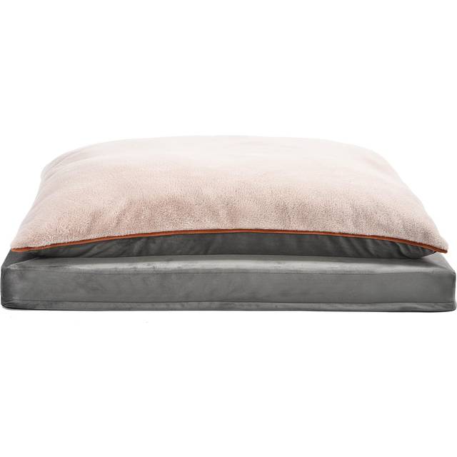 "Amazon Basics Orthopedic Dog Bed Medium - Couch Style  Machine Washable  Non-Skid Removable Cover  36"""""""" X 27"""""""" X 8""""""""  Grey"