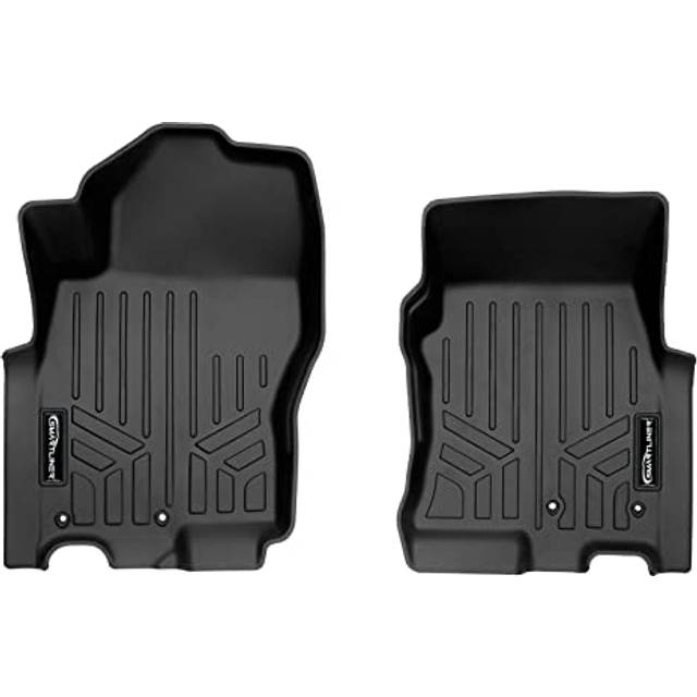 Smartliner SA0571 Custom Fit 1st Row Floor Mats Liner Set for 2022-2023 Nissan Frontier, Black