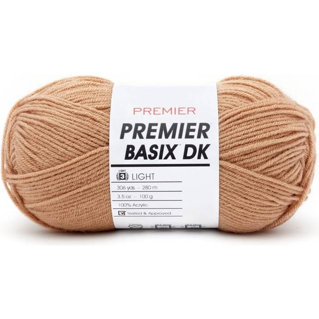 Premier Yarns Basix DK Yarn-Light Brown 1142-44