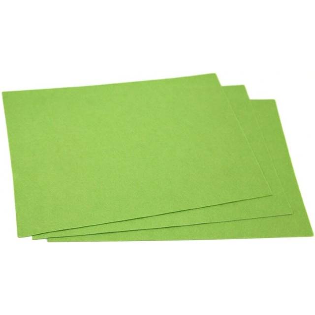 Minerva Core Range Self Adhesive 9x12inch Felt Fabric Sheets Spring Green