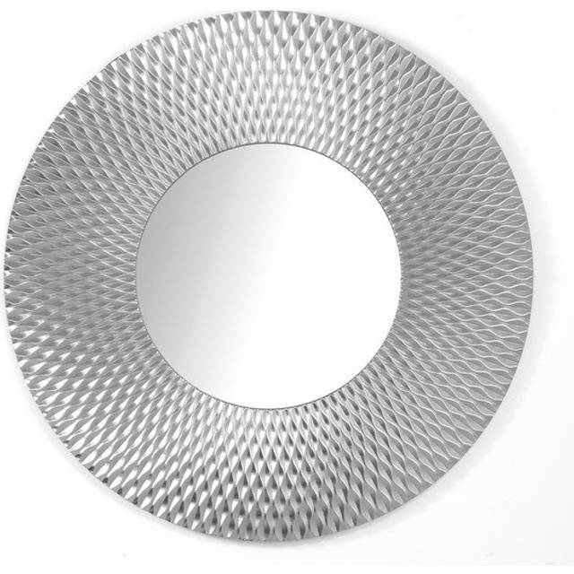 Silver Wall Mirrors - Evelyn Wall Mirror - Oak Furnitureland