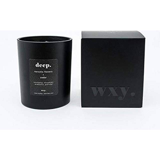WXY deep. scented candle, Narcotic Flowers & Cedar