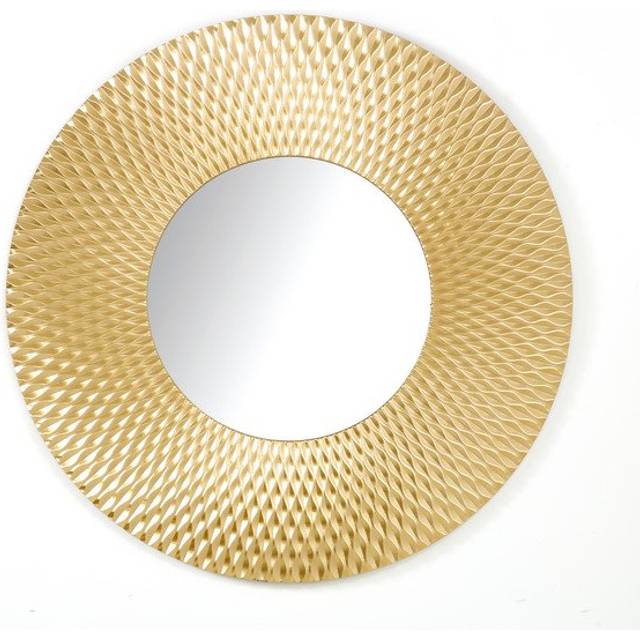 Gold Wall Mirrors - Evelyn Wall Mirror - Oak Furnitureland