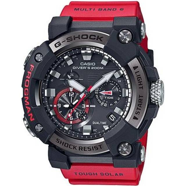 CASIO G-Shock Frogman 'Black Red' - black red - Free
