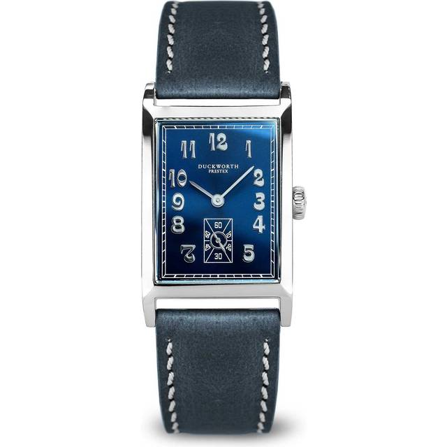 Duckworth Prestex Centenary Blue Blue Leather Watch