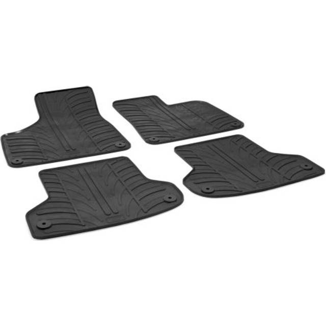 Car Mats for Audi A3 (3 & 5 Door) (8P) 2003 - 2012 | Gledring Custom-Fit Black Rubber Floor Mat Set