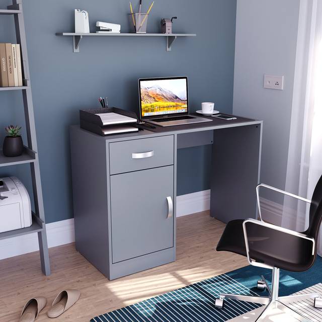 Muskoka Hudson Desk - Grey (72cm H X 100cm W X 44cm D)