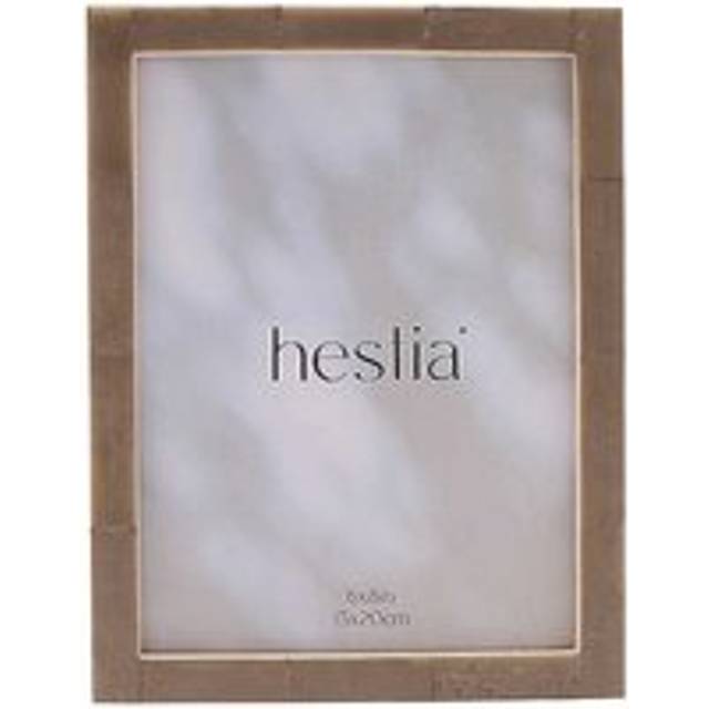 Hestia Thin Grey Stained Bone Photo Frame 6x8 Inch