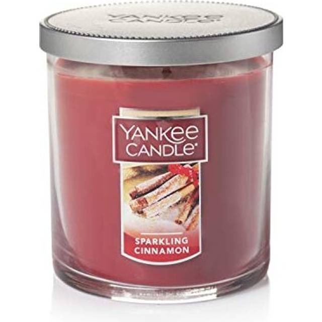 Yankee Candle Sparkling Cinnamon Scented  Classic 7oz Small Tumbler Single Wick Candle  Over 35 Hours of Burn Time