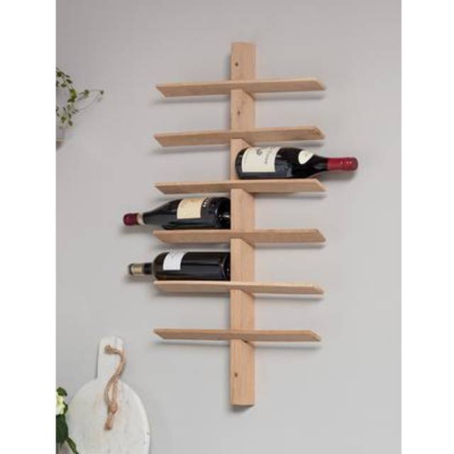Garden Trading Hambledon Wine Rack Medium (12 Bottles) - Oak