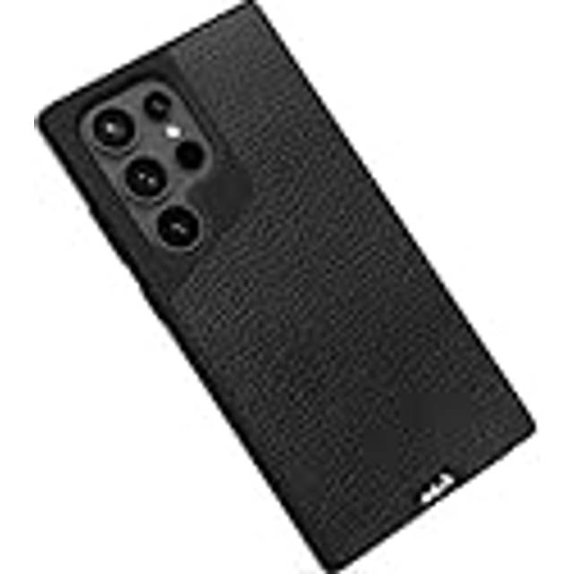 Mous för Samsung Galaxy S24 Ultra fodral MagSafe kompatibel – Limitless 5.0 – svart läder – skyddande S24 Ultra fodral – stöttåligt telefonskydd