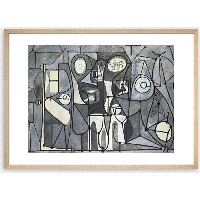 John Lewis Pablo Picasso 'The Kitchen' Framed Print & Mount, 62 x 82cm, Grey
