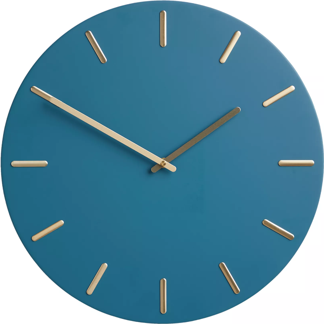 John Lewis Arne Brass Dial Analogue Wall Clock, 45cm
