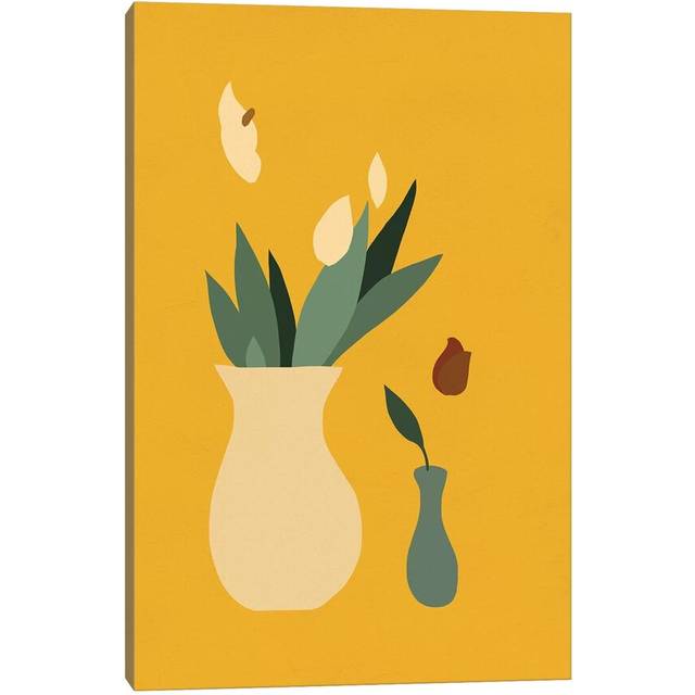 Mod Peace Lily II by Jacob Green - Wrapped Canvas Art Prints (45.72cm H x 30.48cm W x 1.905cm D)