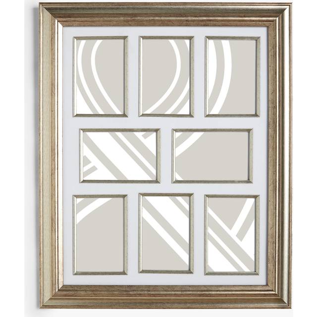 John Lewis Multi Photo Frame, 4 x 6" (10 x 15cm), 8 Photo, Champagne
