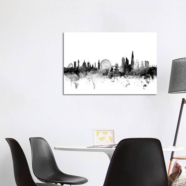 London, England in Black and White II by Michael Tompsett - Wrapped Canvas Art Prints (66.04cm H x 101.6cm W x 3.81cm D)