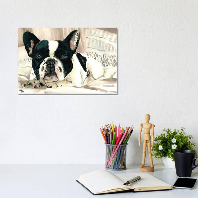 Lounge Act by Judith Stein - Wrapped Canvas Painting (20.32cm H x 30.48cm W)