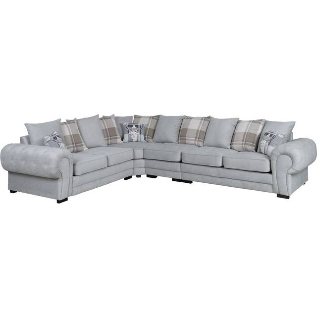 Carnot Large Corner Sofa - Grey (91cm H X 335cm W X 274cm D)