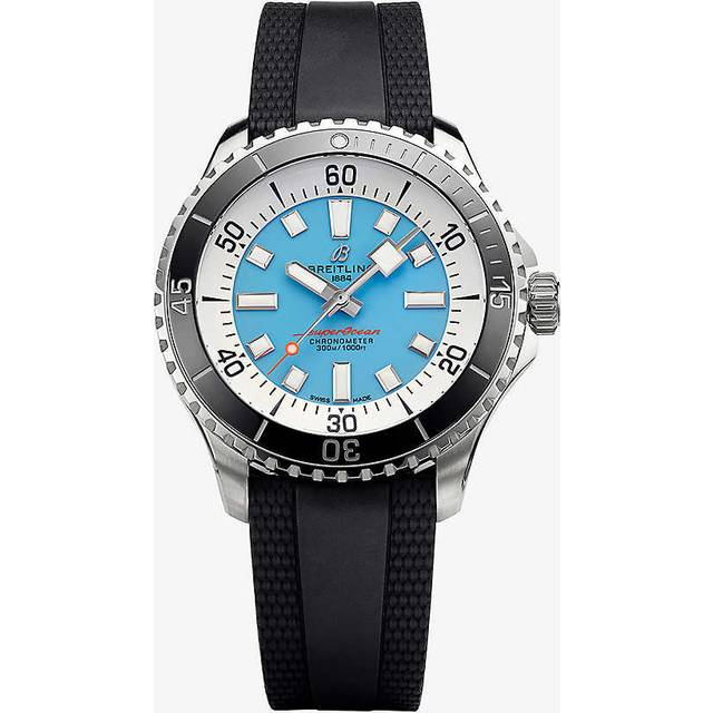Breitling Mens Blue A173763a1c1s1 Superocean Stainless-steel and Ceramic Automatic Watch 1 Size
