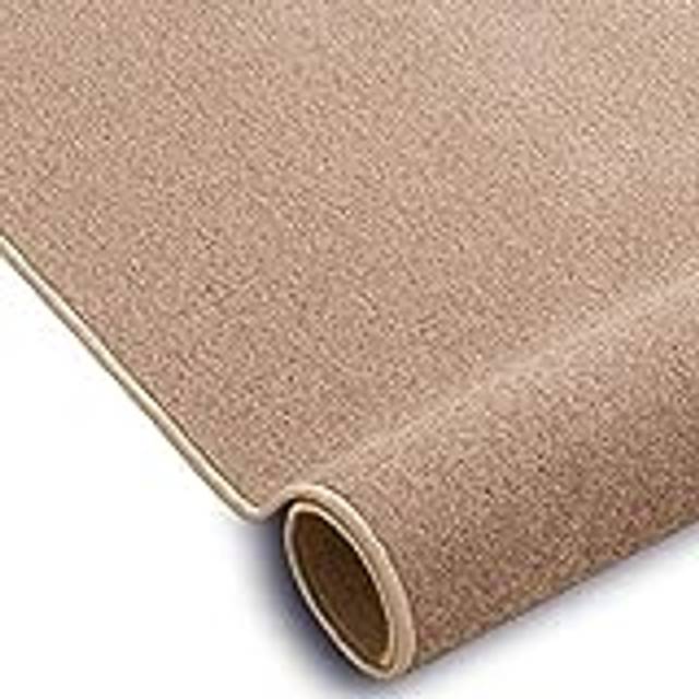 Enfärgad matta Eton för alla rum, vardagsrum, sovrum, barnrum, matta, mattor, beige, olika storlekar, 300x350 cm